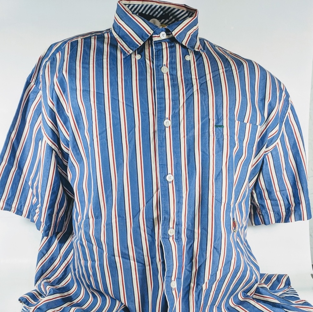 90's vintage stripe XL Tommy Hilfiger Men shirt